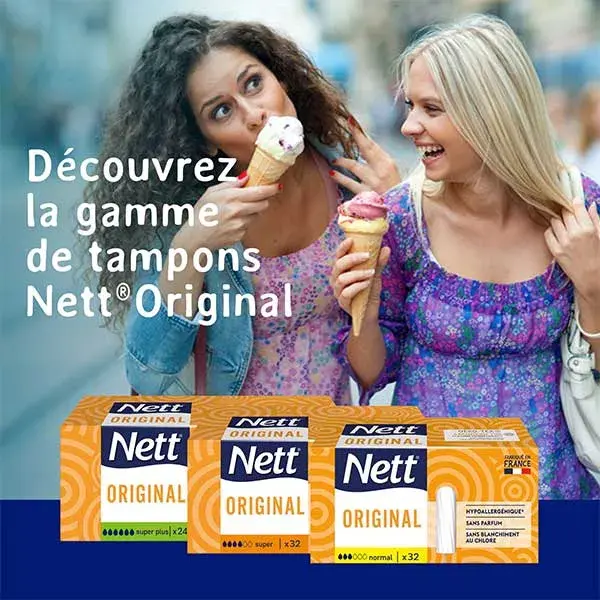 Nett Original Optimal Protection Super Tampon, 32 unidades