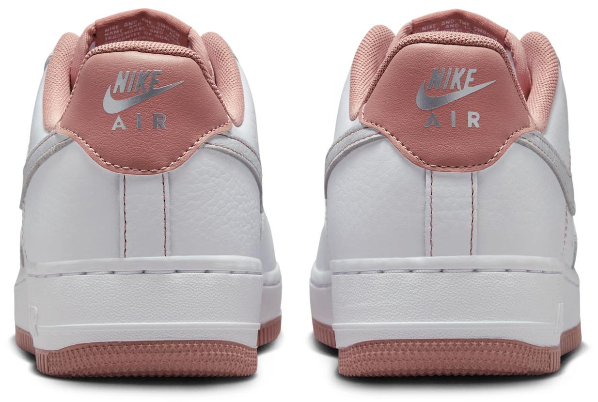Air Force 1 '07 Mini Jewel Dame 100/White/Particle Pink/Metallic Silver