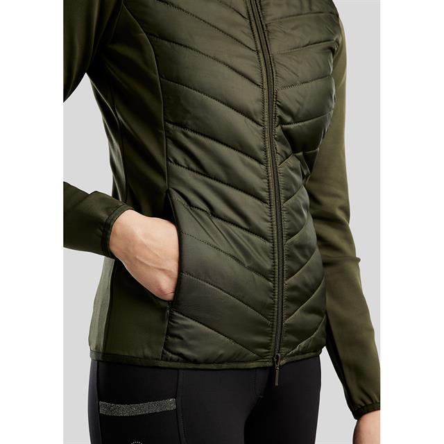 Jas Montar MOEliza Hybrid Gun Metal Donkergroen