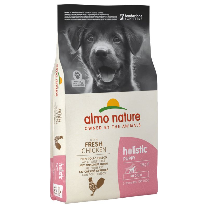 Almo Holistic Medium Puppy, poulet & riz