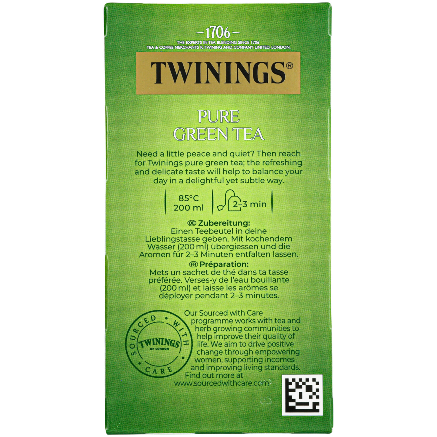 Twinings Pure Green Tea 20 Portionen