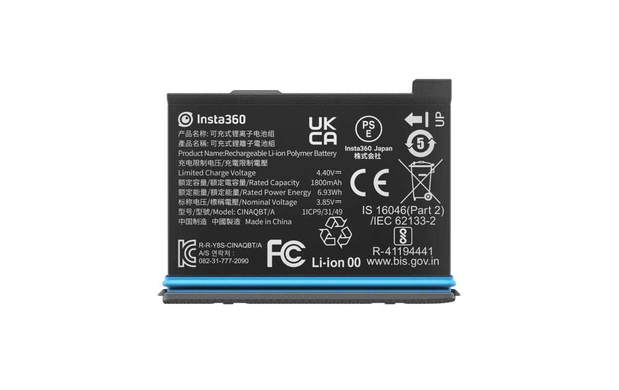 Videokamera-Akku X3Wiederaufladbarer 1800 mAh Akku für X3