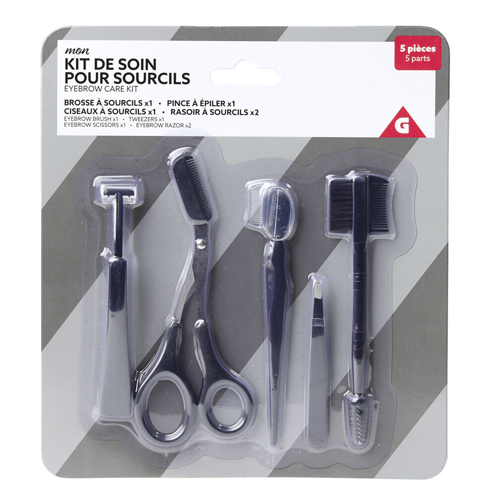 Kit de soin pour sourcils 5 pièces