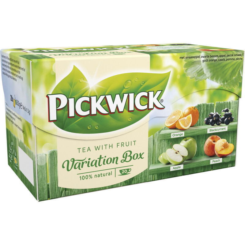 Pickwick Variatiebox groen vruchtenthee