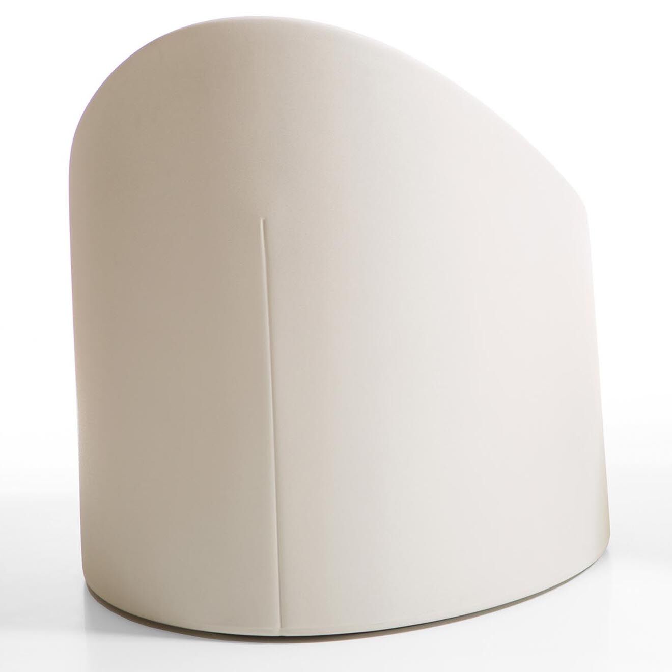 Serralunga Fauteuil Bay Design par Raffaella Mangiarotti blanc - 65x70x65 cm