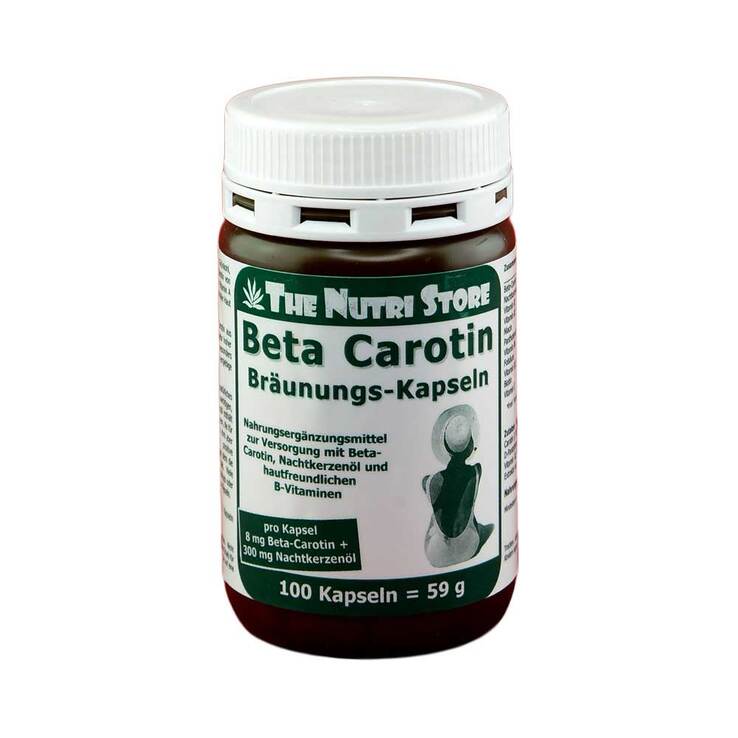 Beta Carotin 8 mg Bräunungskapseln, 100 St