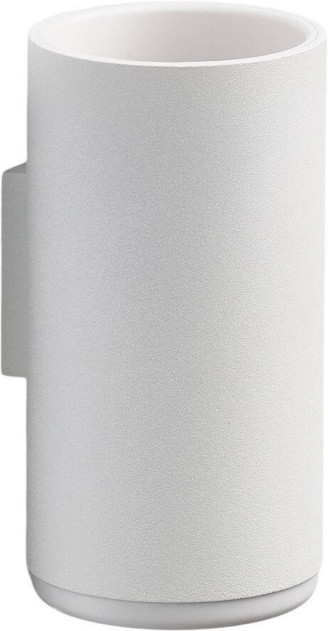 Zone Tandbørstekrus til væg Rim 13,6 cm White White