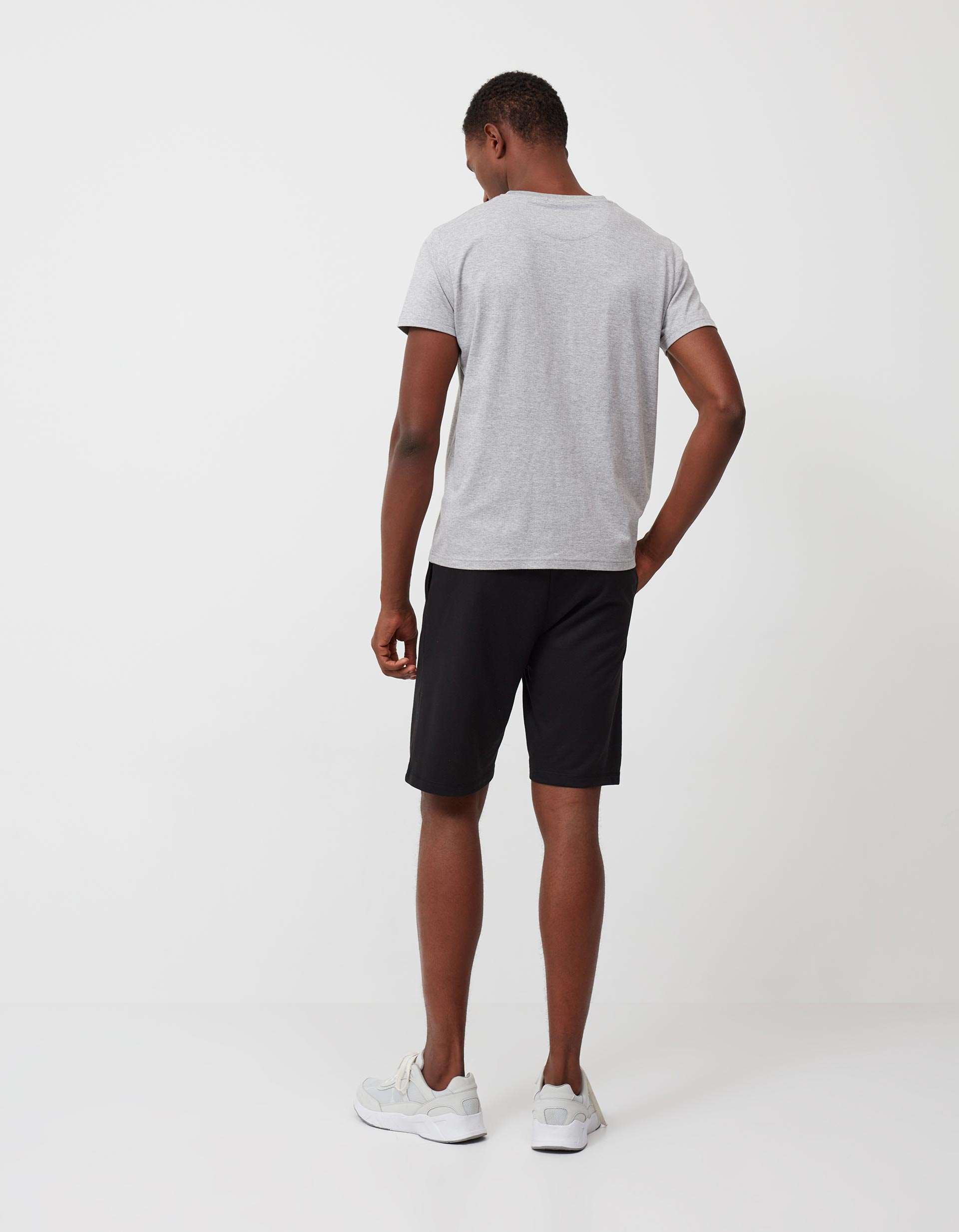 Calções Jogging, Homem, Preto