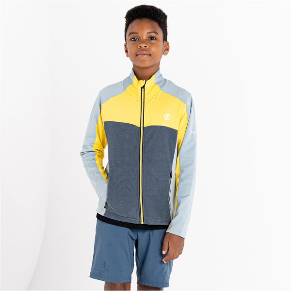 Veste polaire randonnée DARE 2B EMERGENT CORE STR SLATE/ORION GREY/ELECTRIC YELLOW