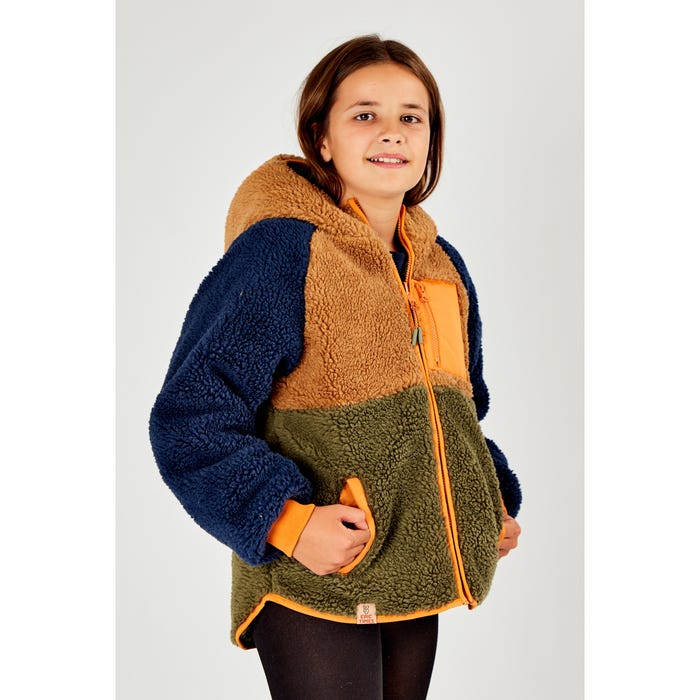 Veritas-Kids omkeerbare jas teddy