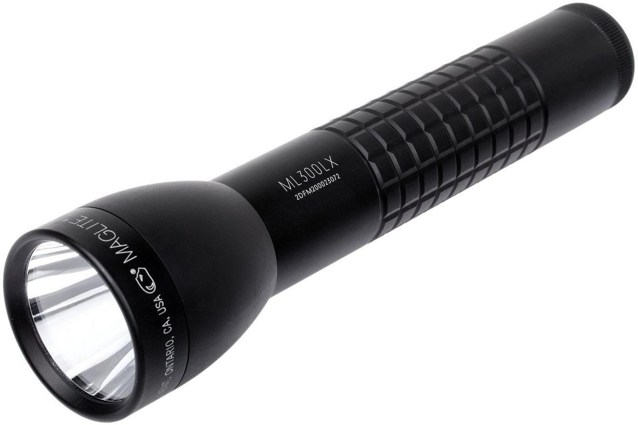 Maglite ML300LX-S2CC6L zaklamp type 2-D cell, zwart