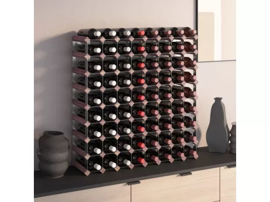 Casier à bouteilles pour 72 bouteilles Marron Bois pin solide