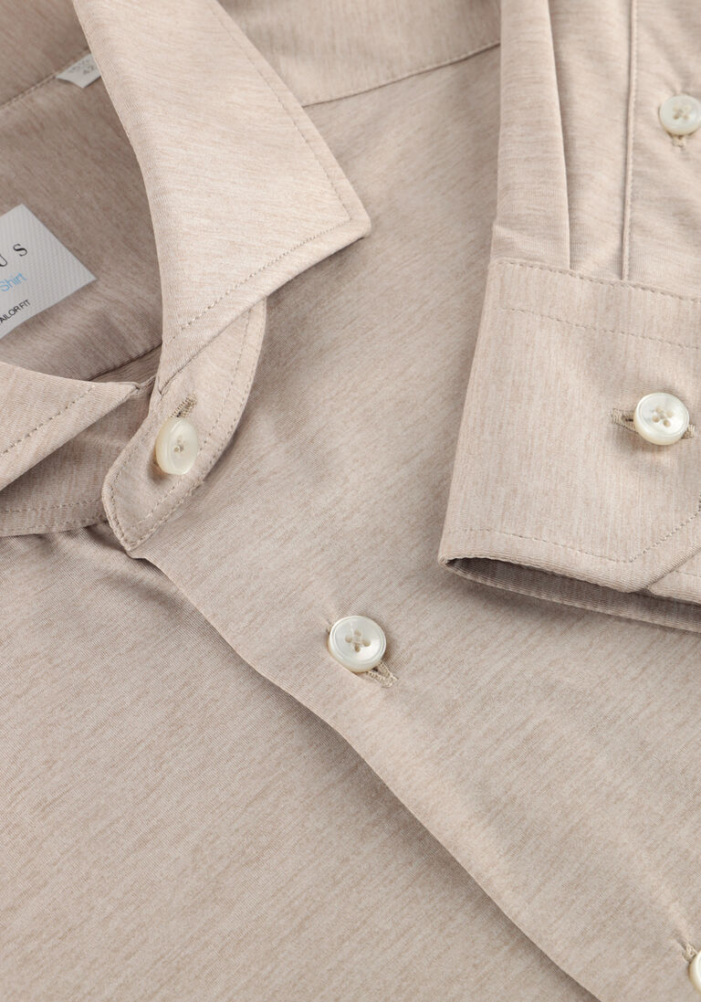 beige xacus klassieke overhemden active shirt 520ml