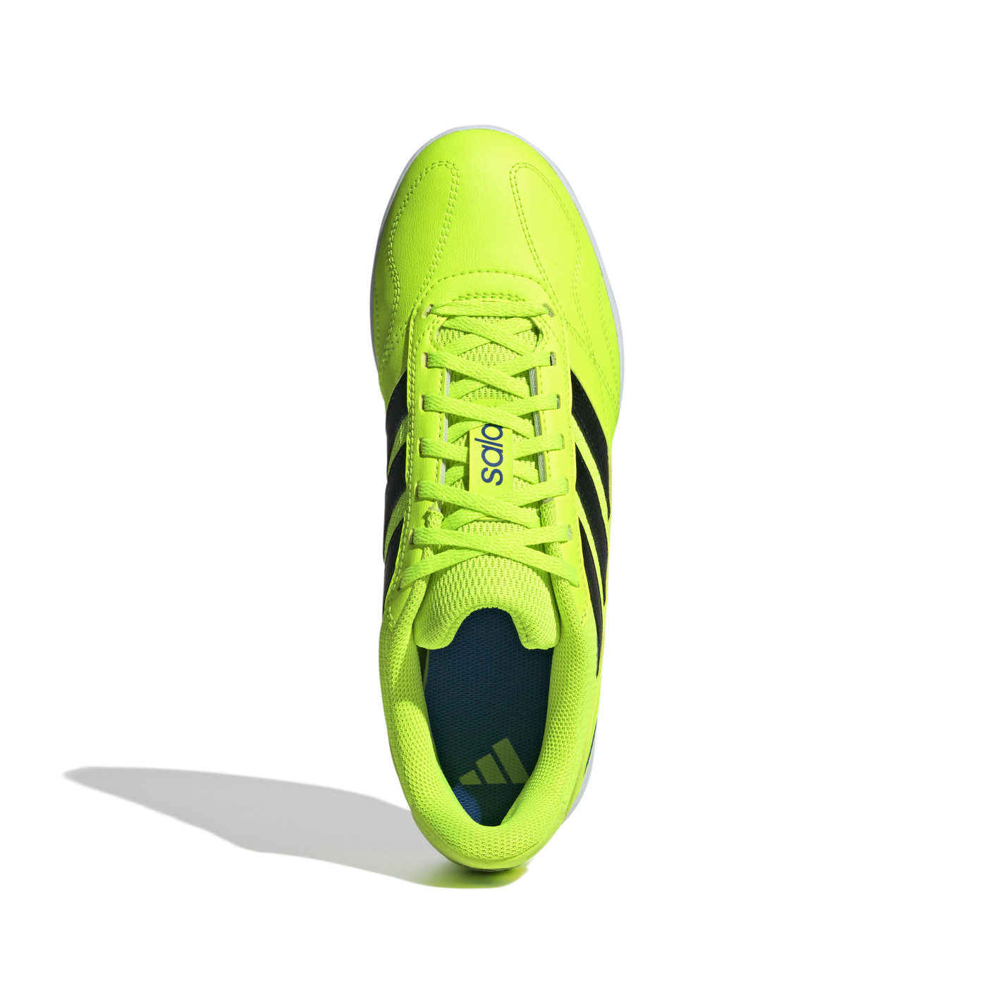 Adidas Super Sala III Zaalvoetbalschoenen (IN) Neongeel Zwart Blauw