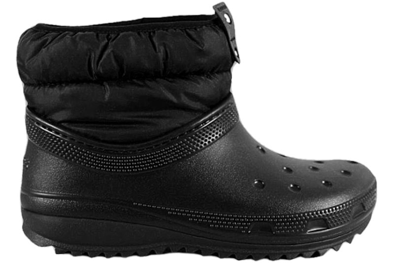 CROCS CLASSIC NEO PUFF SHORTY BOOT BLACK