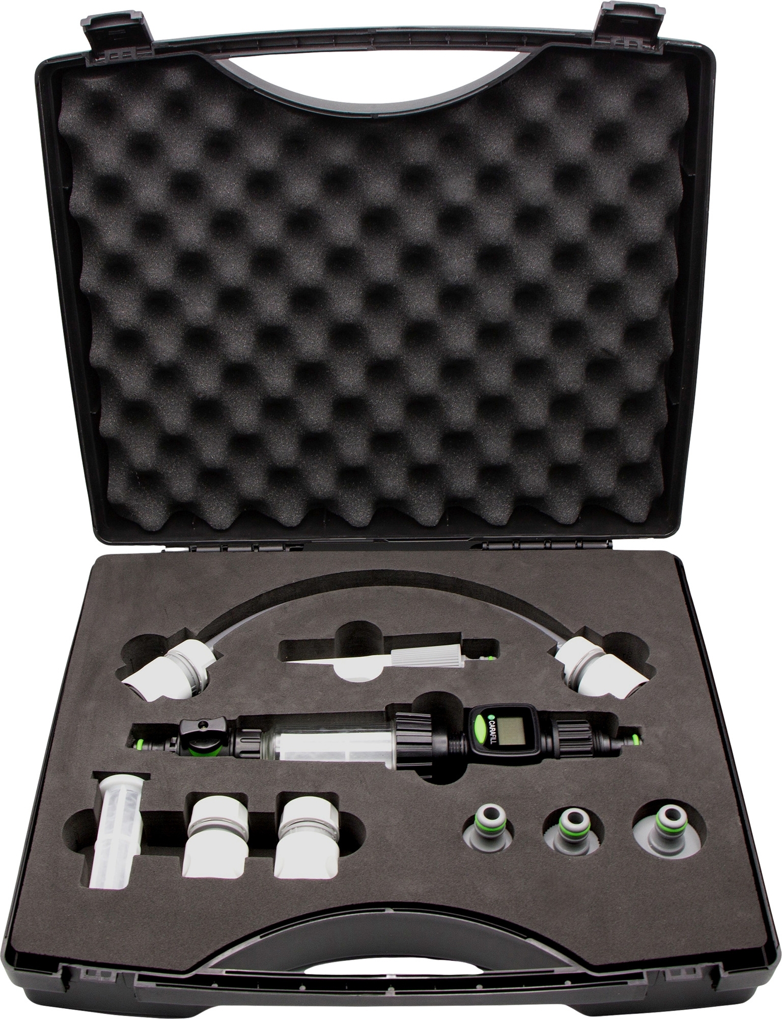 Carafill Compact Befüllfilter / Wasserfilter Koffer für Wohnmobil / Wohnwagen / Boot mit mechanischer Filterung / digitaler Wasseruhr