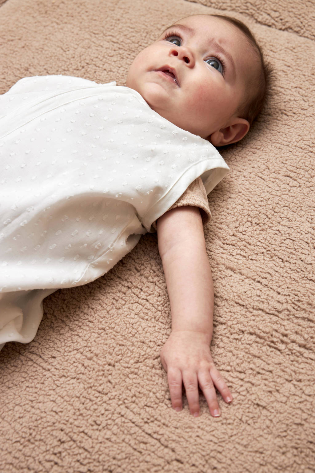 Plume baby slaapzak offwhite
