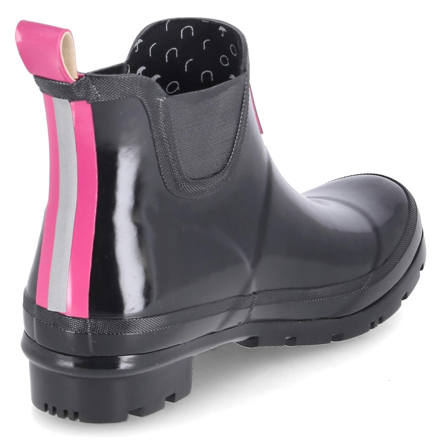 Rajn Chelsea Boots GLOSSY - black