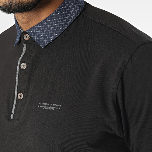 Polo Manches Longues Noir