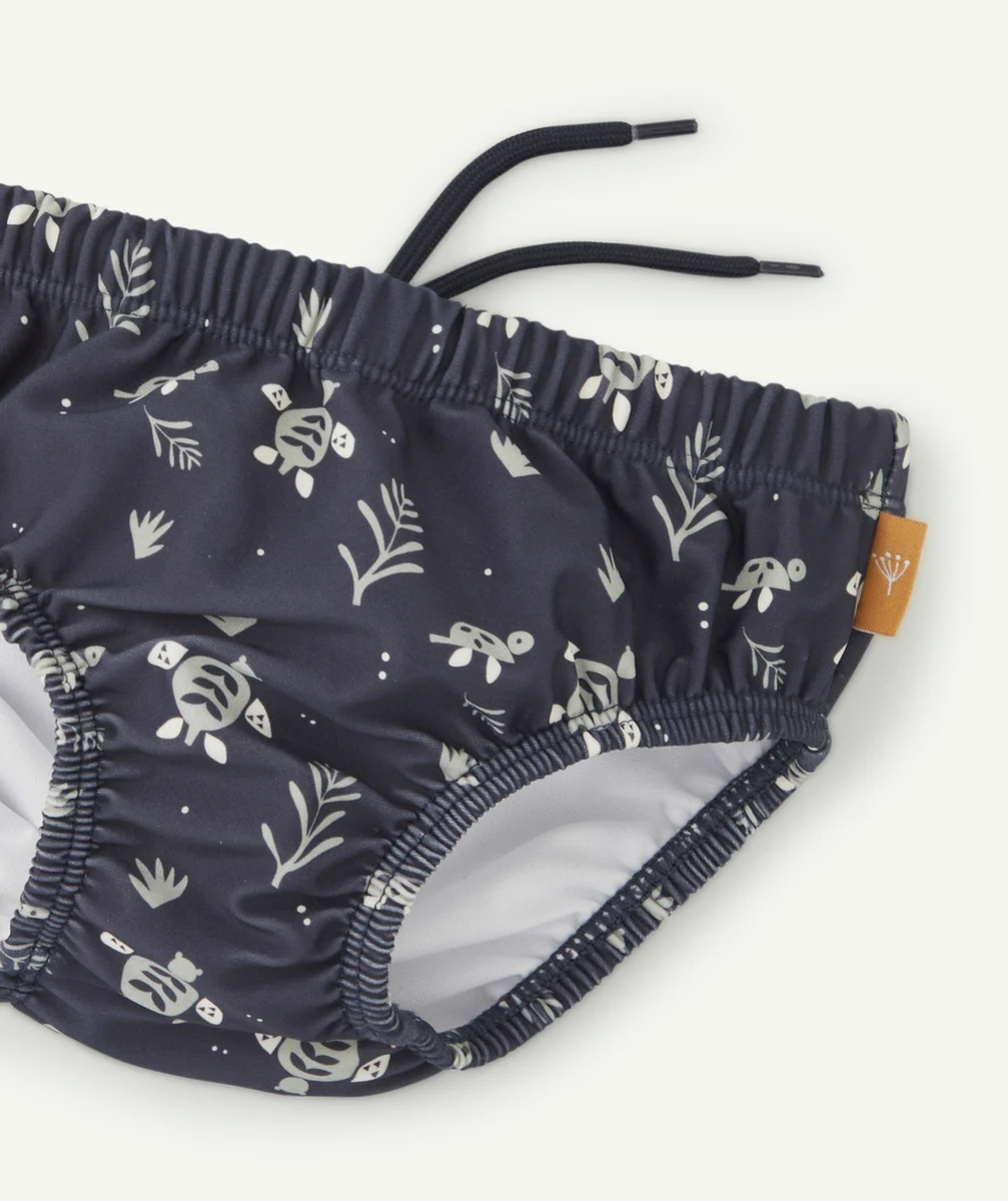 FRESKCOUCHE DE BAIN BÉBÉ GARÇON TORTUE BLEU INDIGO