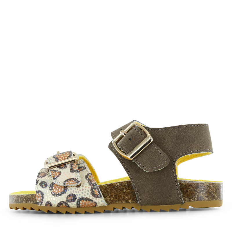 Go Banana‘s sandaal – Taupe Leopard  | Meisjes schoenen
