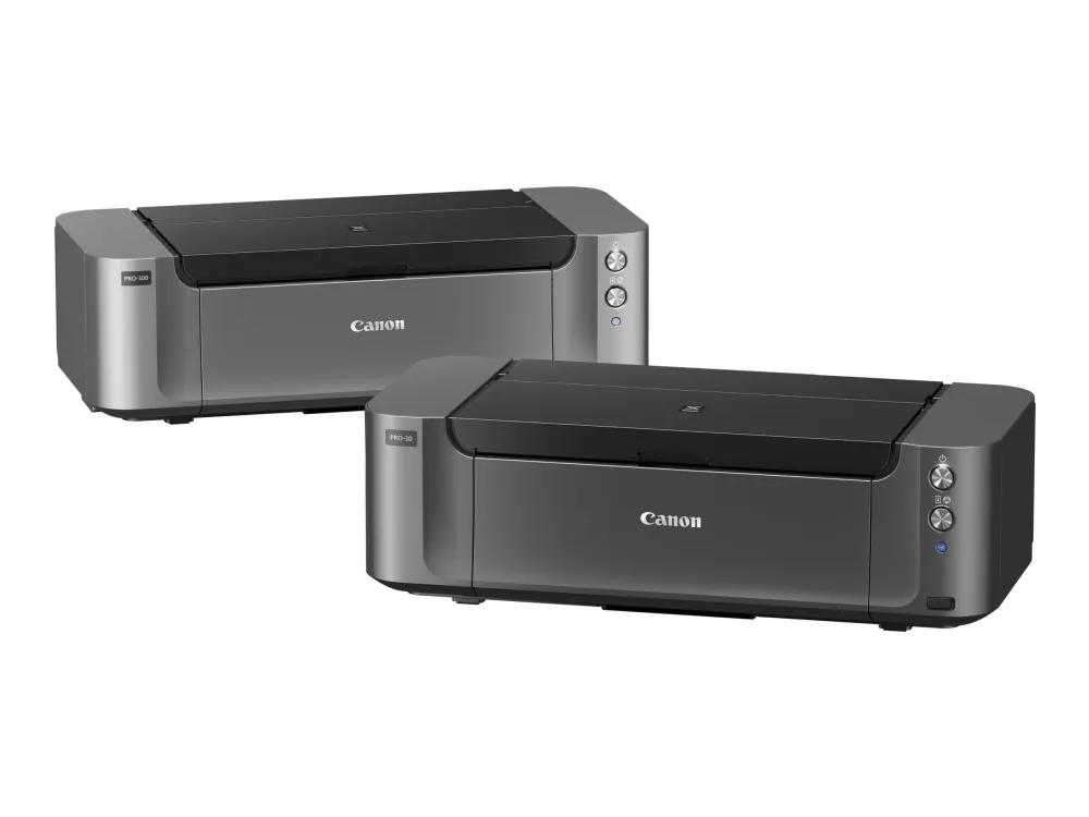 Canon PIXMA PRO-100S - Printer - farve - blækprinter - A3 Plus, 360 x 430 mm op til 1.5 min./side (farve) - kapacitet: 150 ark - LAN, Wi-Fi(n), USB 2.0