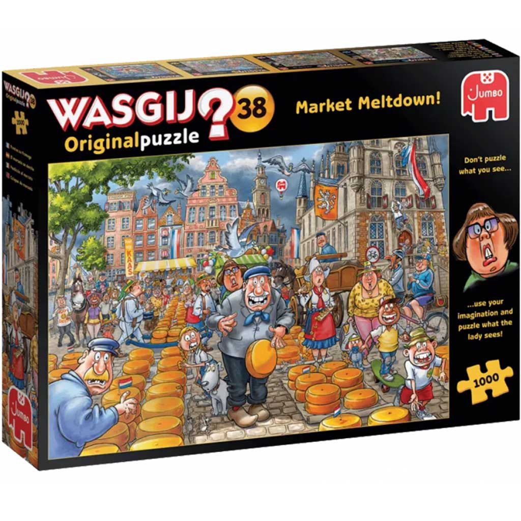 Puzzle Wasgij Original 38 - Market Meltdown - 1000 pièces