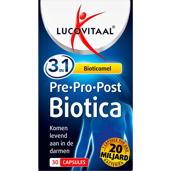 Lucovitaal Pre-Pro-Post Biotica 30 capsules
