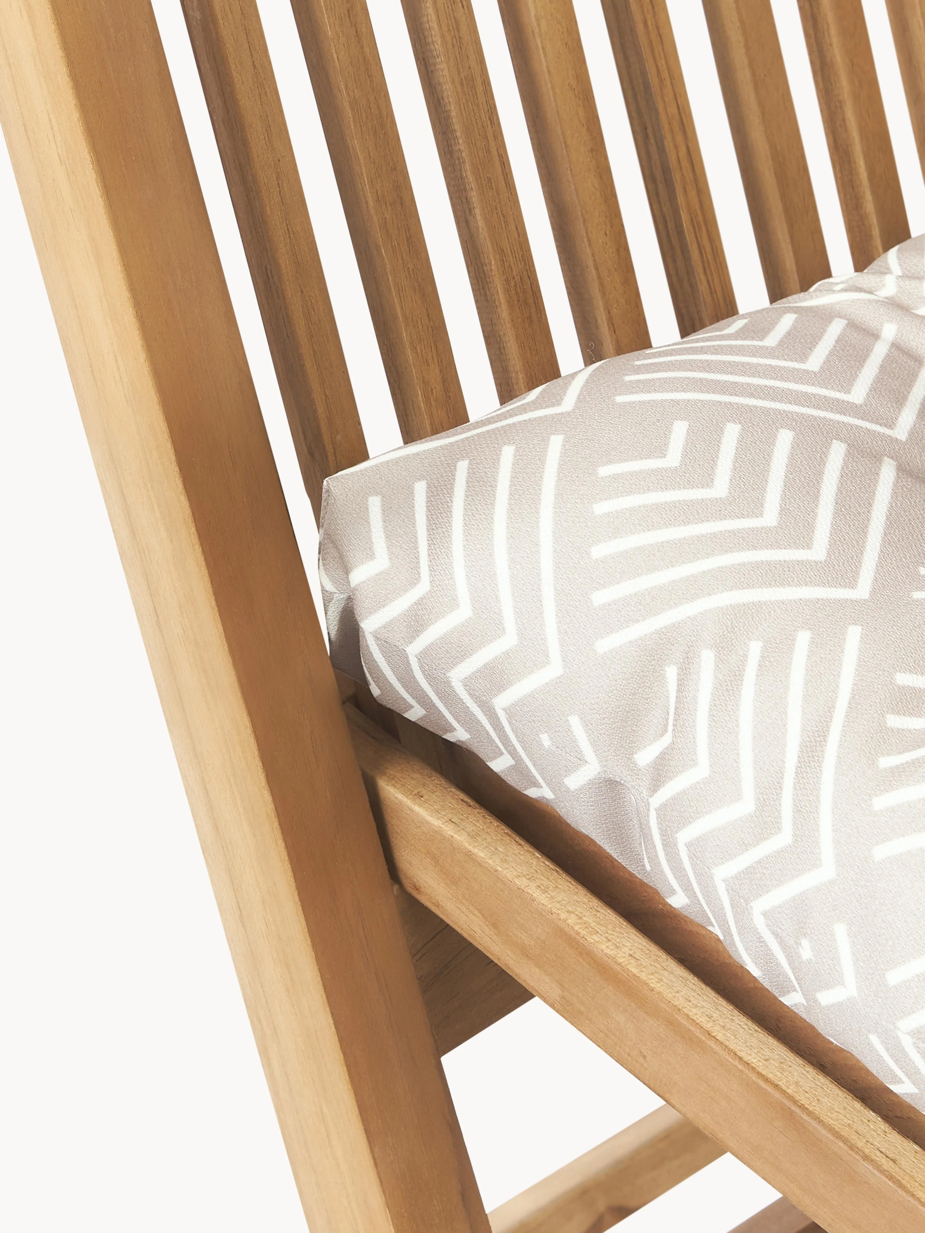 Outdoor stoelkussen Milano met grafisch patroon