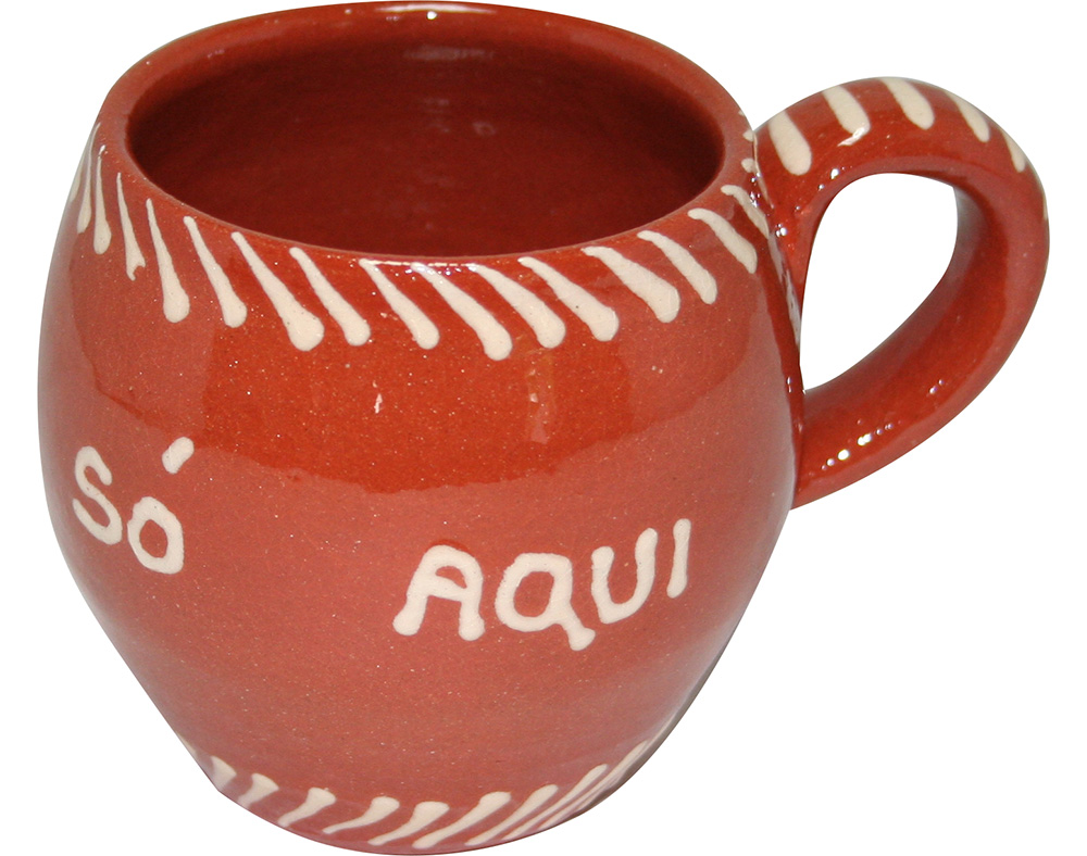 CANECA SOCERAMICA BARRO PINTADO