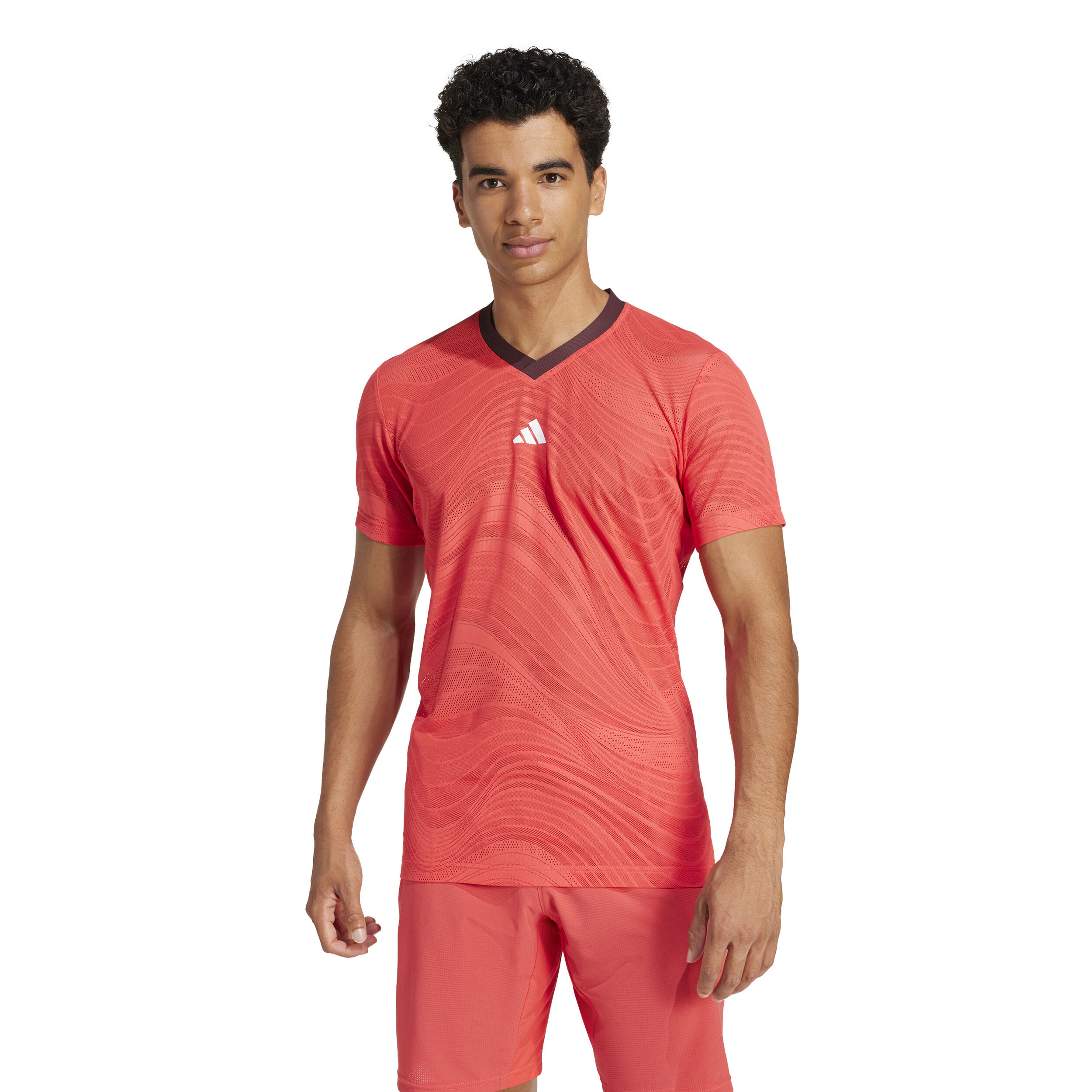 adidas Freelift Mesh Pro T-shirt Hommes - Rouge
