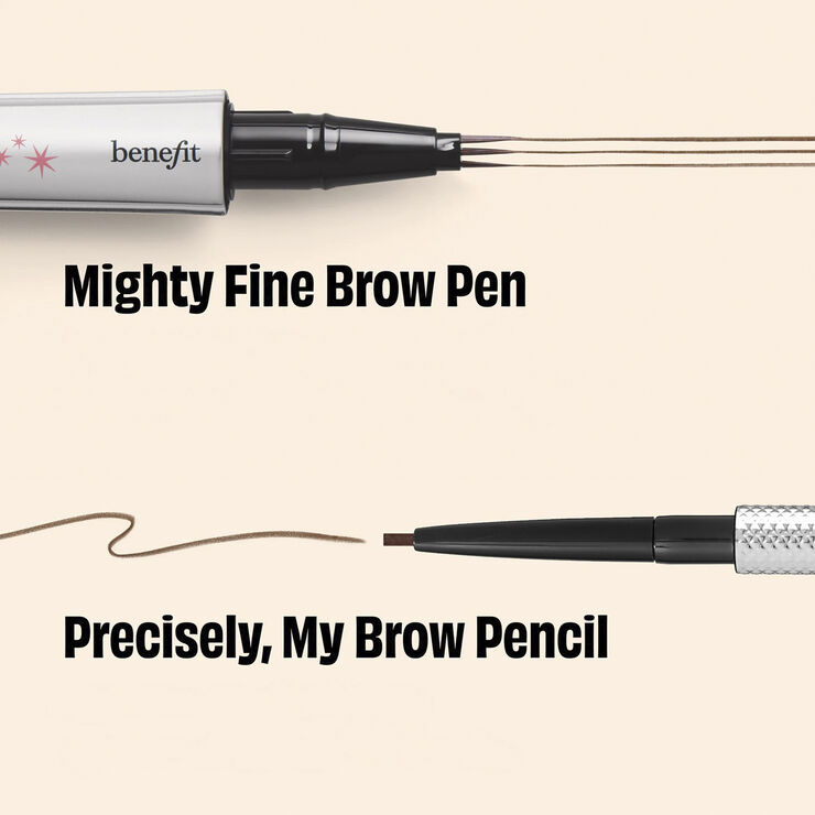 Benefit Cosmetics Mighty Fine Brow Pen - Superfin triple-tip øjenbrynspen