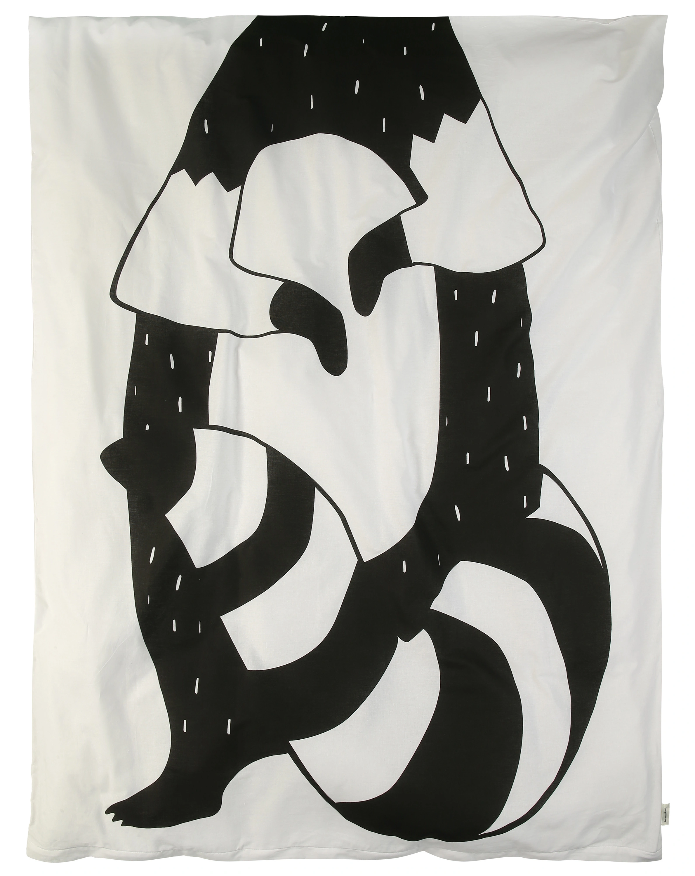 Renforce-Bettwäsche WASCHBÄR (200x135) in creme