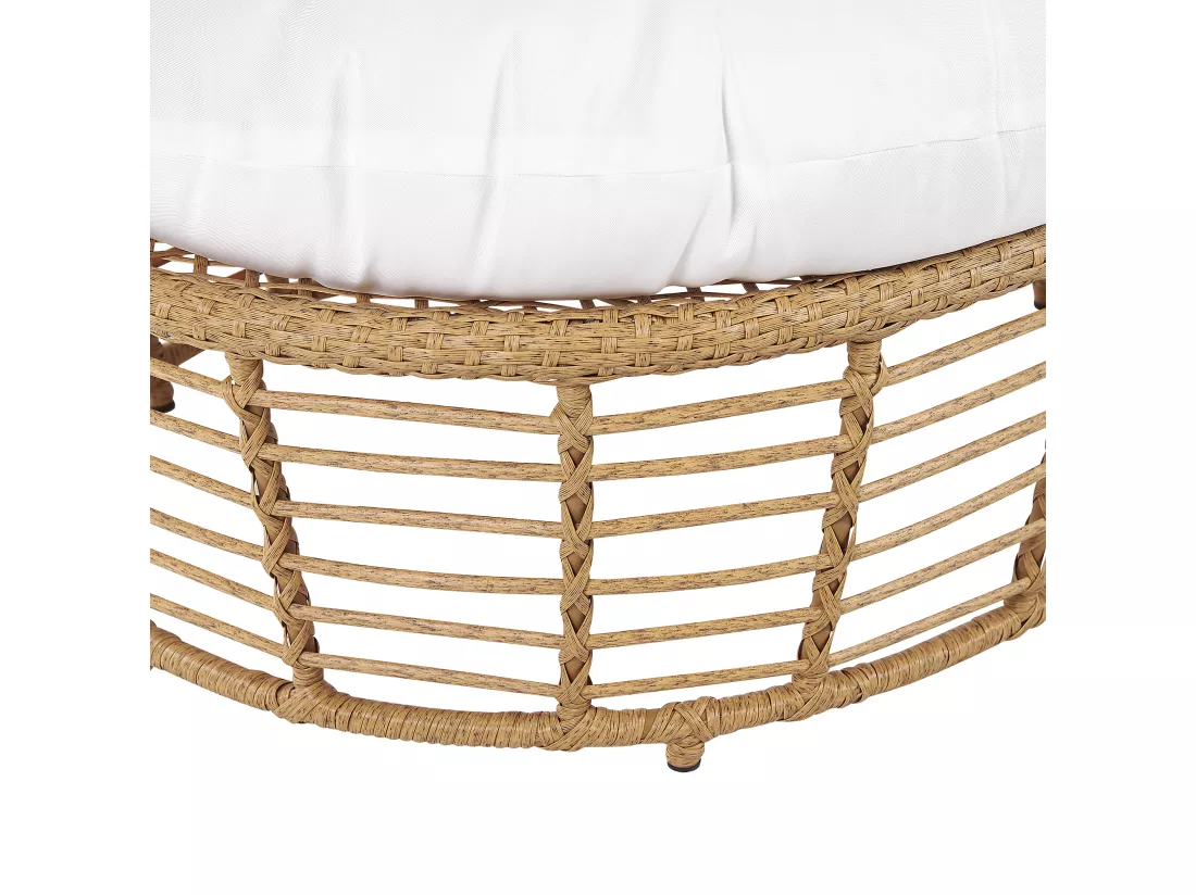 Fauteuil de jardin LIDO Rotin Beige