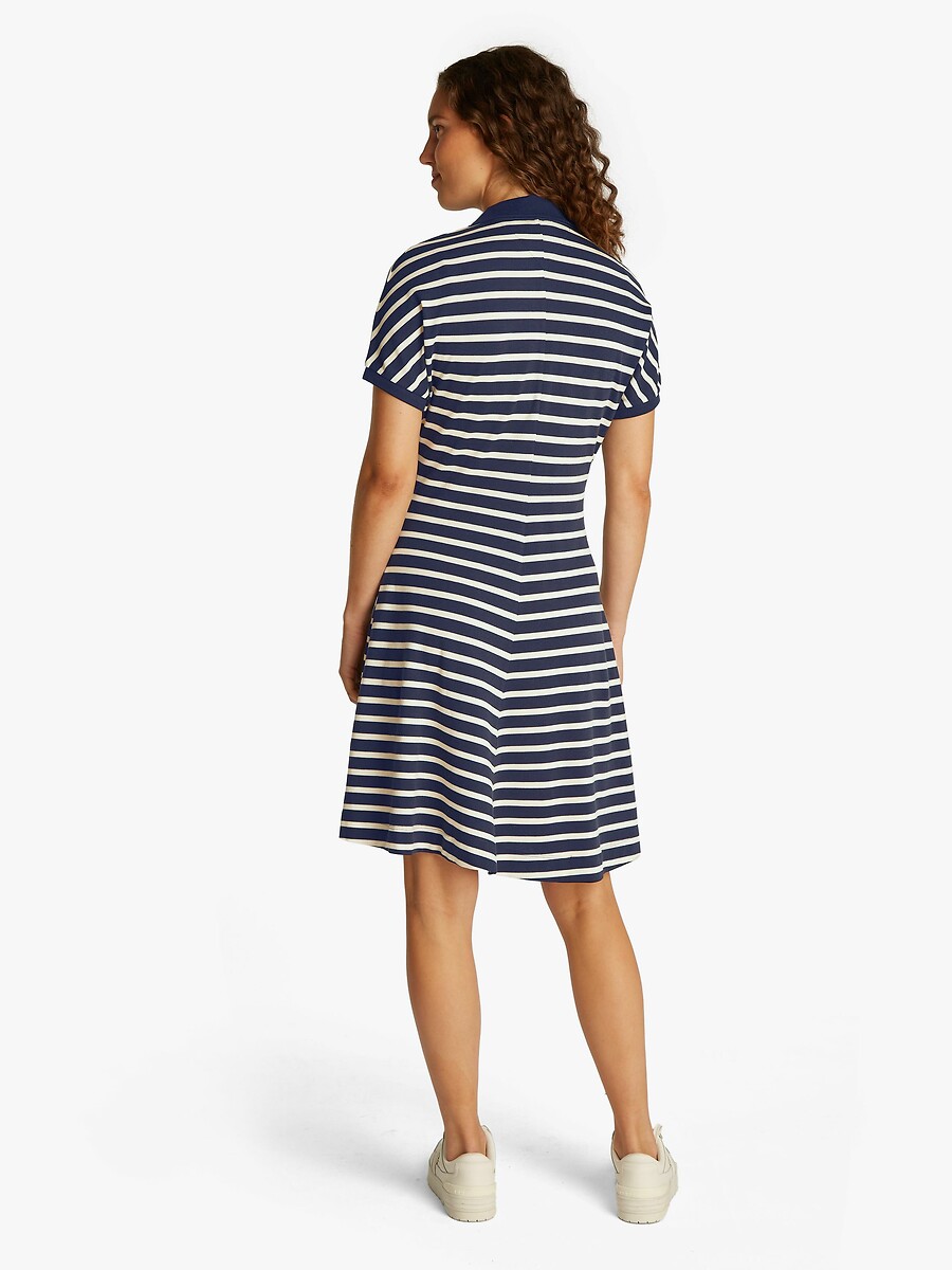TOMMY HILFIGER<br>Vestido polo listrado