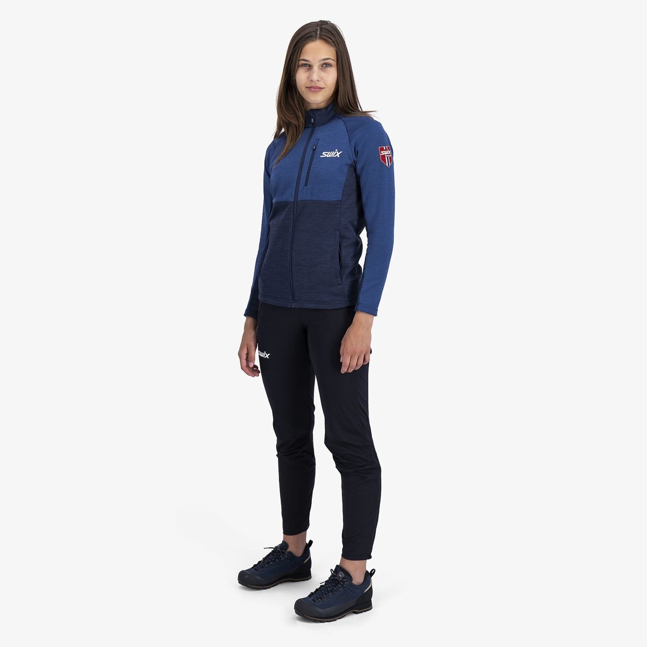 Infinity Midlayer Jacket Dame Lake Blue