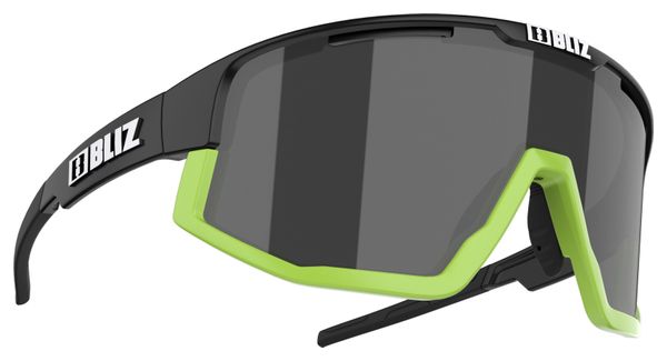 Lunettes Bliz Fusion Noir Mat / Vert Smoke