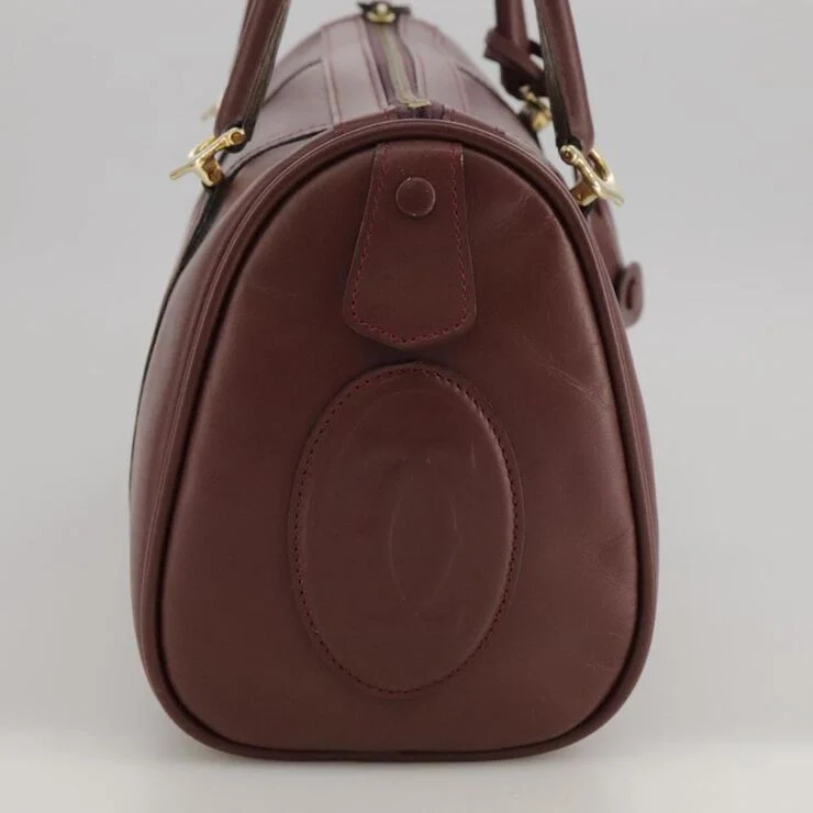 Cartier Vintage Cartier Handbag Burgundy