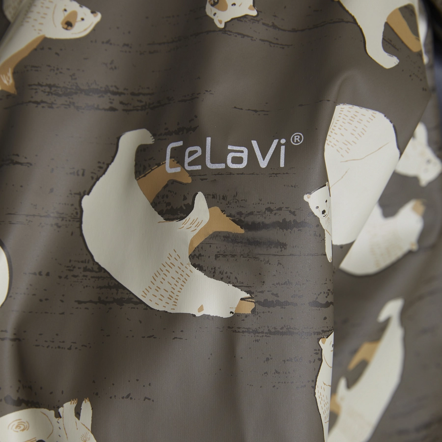 CeLaVi Regenoverall mit Fleece Sea Turtle