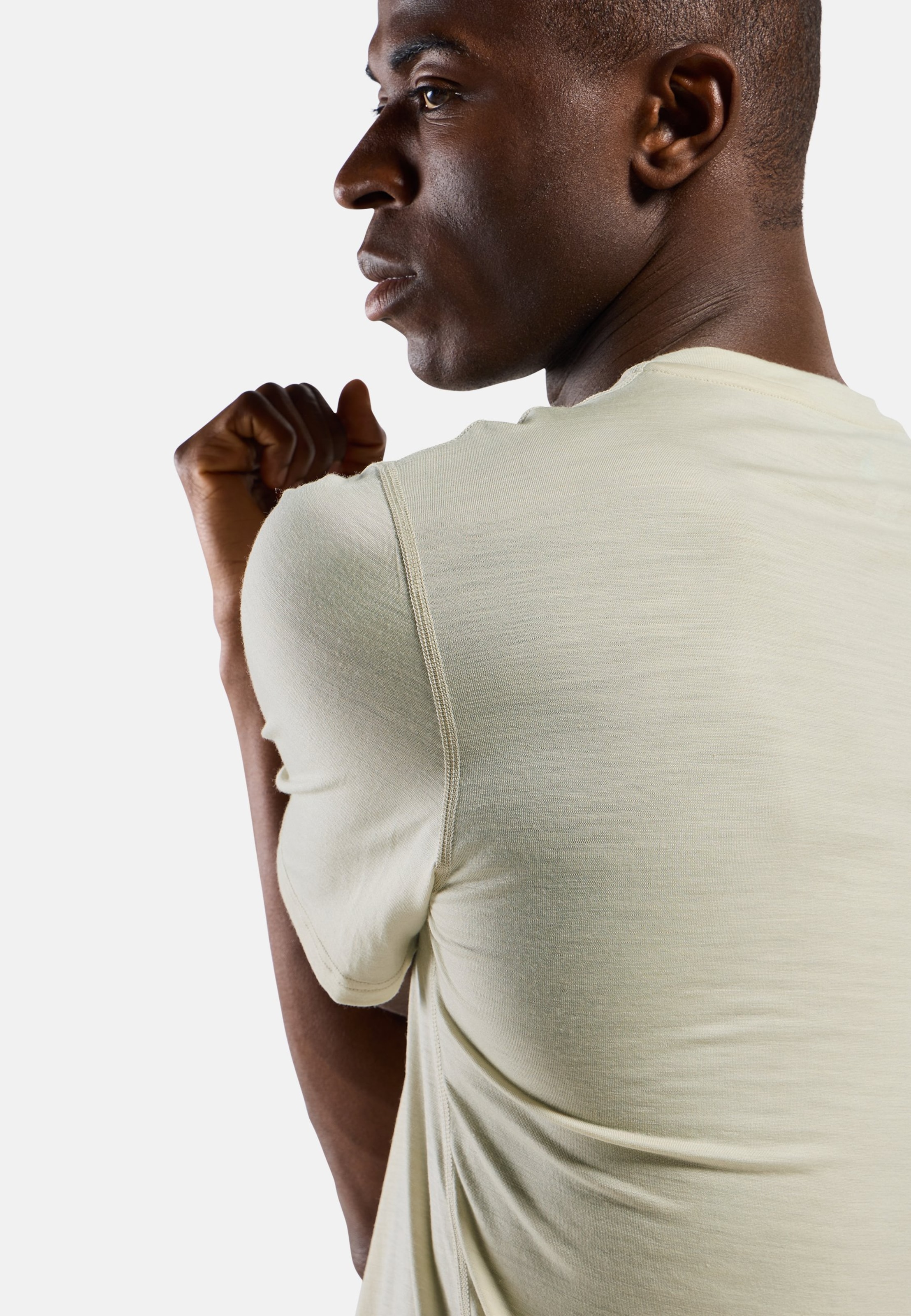 Natural Merino 160 Base Layer T-shirt in agate gray