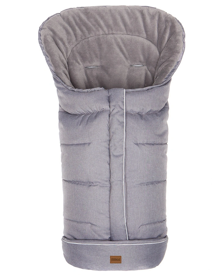 Fußsack K2 SOFT MELANGE in hellgrau melange