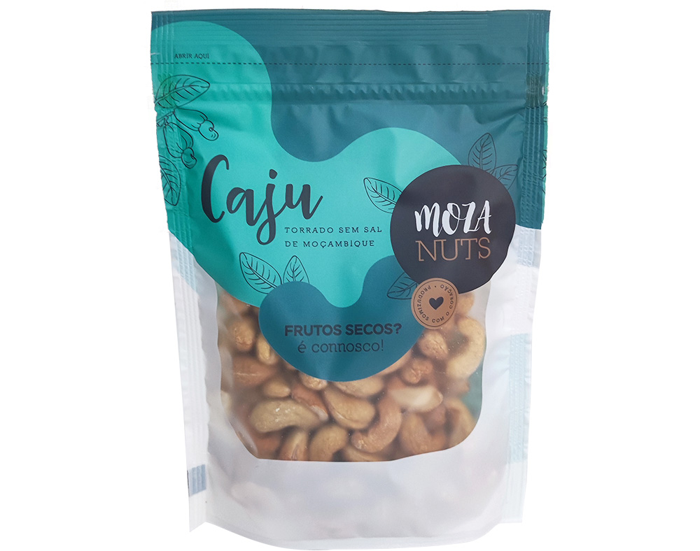 CAJU DE MOÇAMBIQUE MOZANUTS TORRADO SEM SAL 200 G
