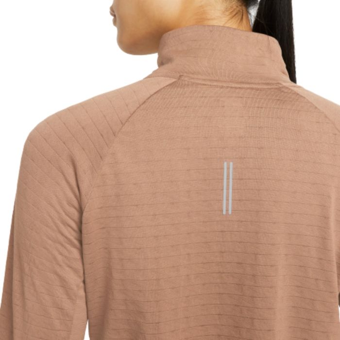 Nike Dame Trøjer Therma-Fit Element Halfzip Brun