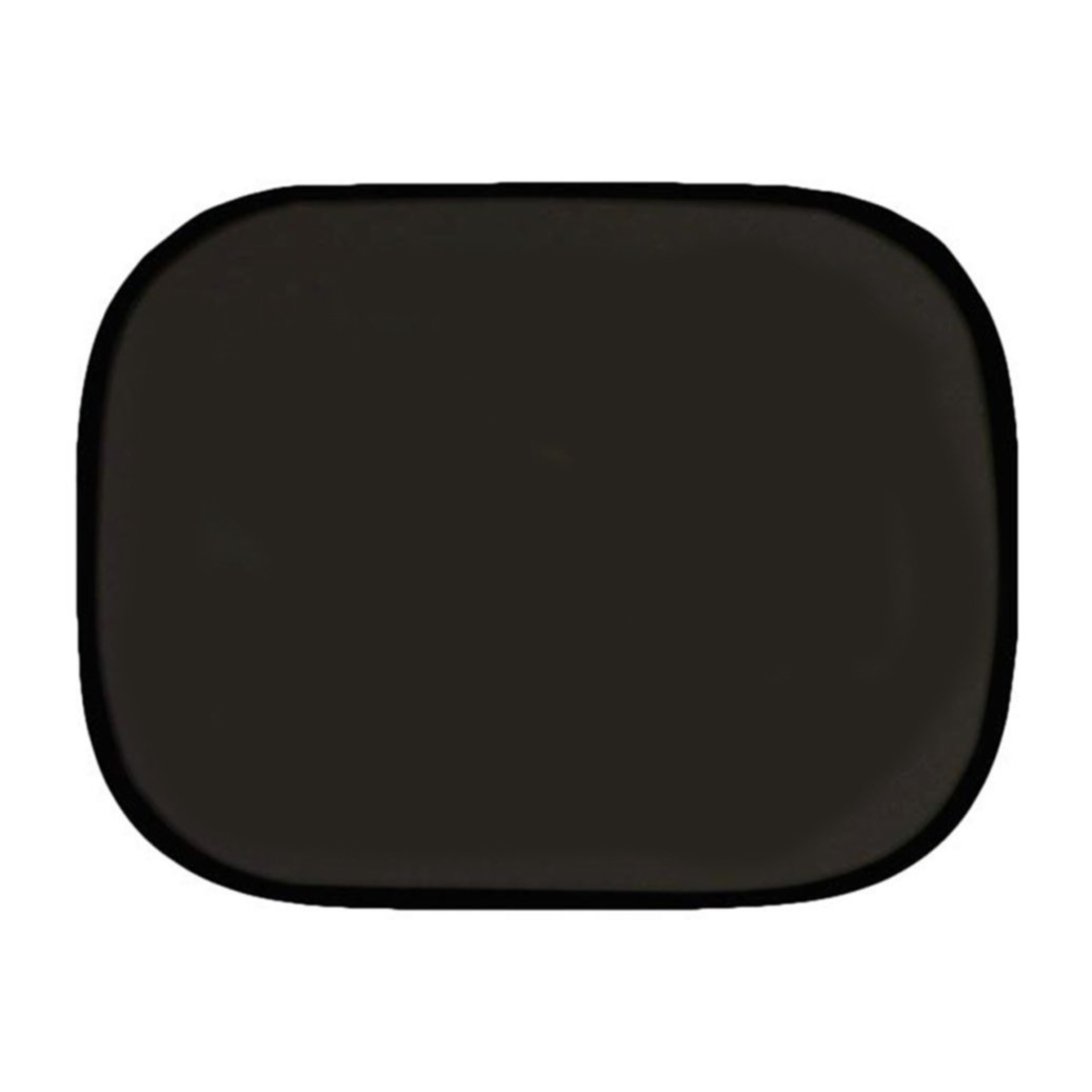 (2er Set) 52x36cm Statische Pop-Up Auto Sonnenblende Seitenscheibe mit UV-Schutz - Schwarz