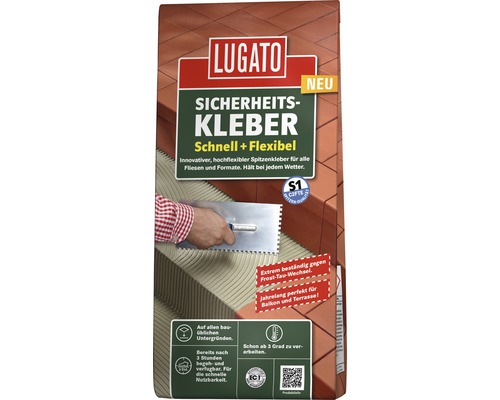 Lugato Tegellijm Veiligheidslijm Snel + Flexibel C2FTE-S1 5 kg