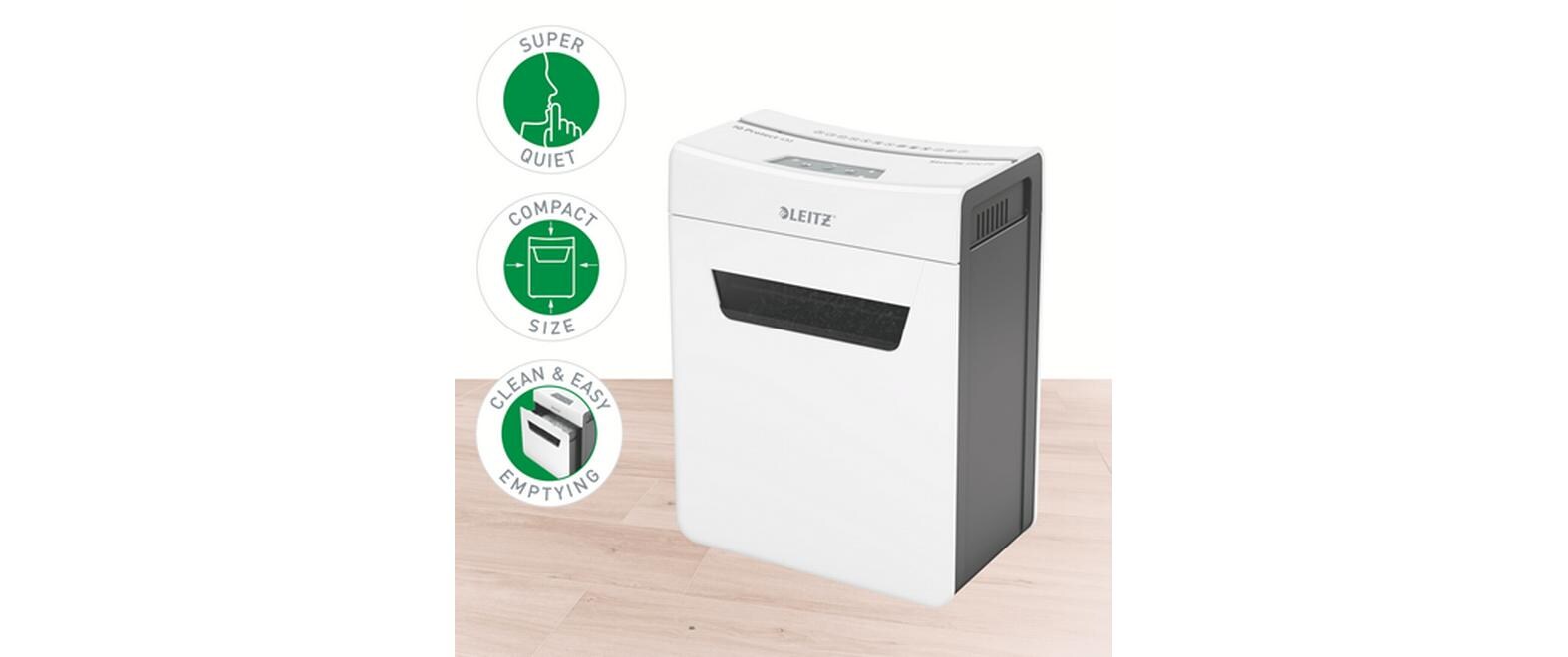 Aktenvernichter IQ Protect Premium 4M , 4 Blatt<br>Manueller Dokumentenvernichter mit Mikroschnitt für die sichere Vernichtung streng vertraulicher Unterlagen