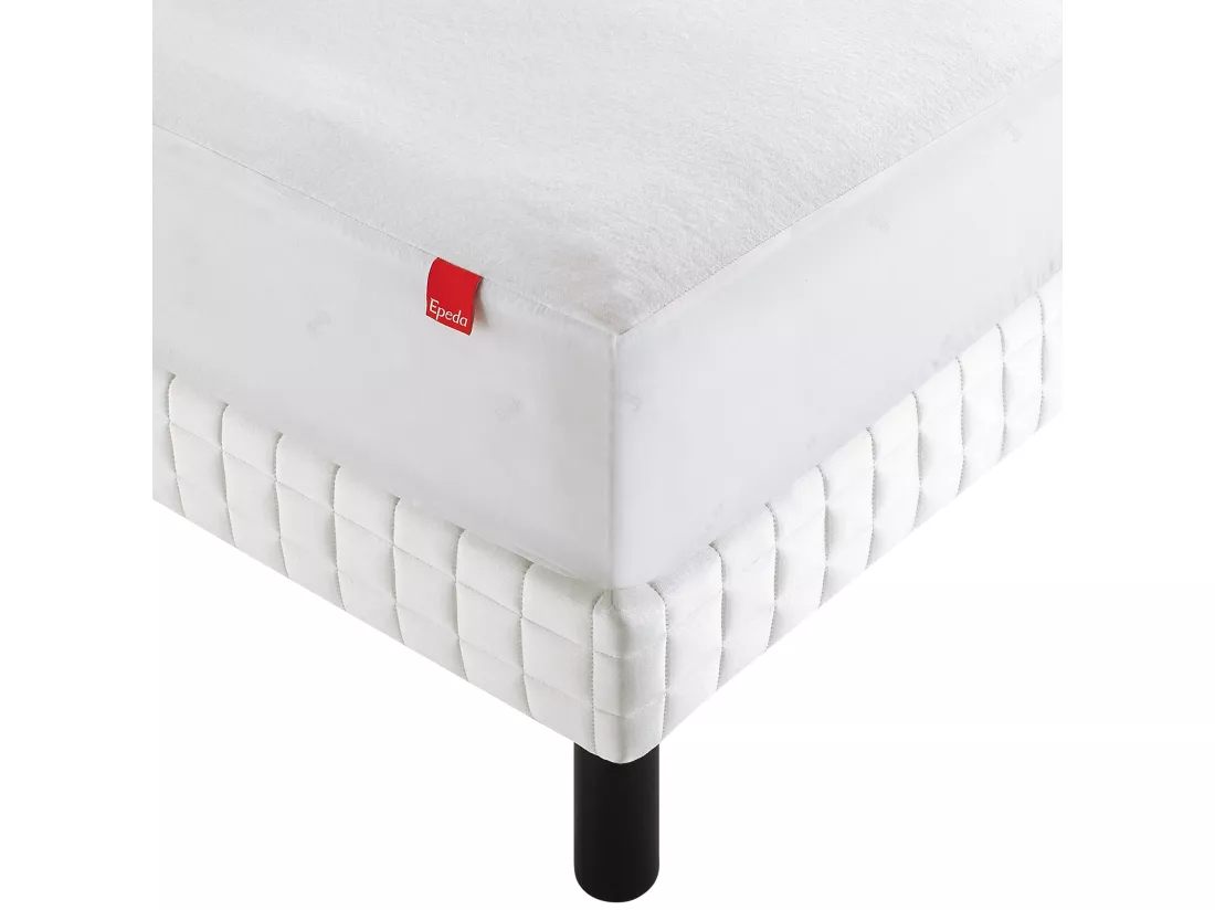 Protège matelas Epeda coton doux et absorbant anti-acariens 140x190/200