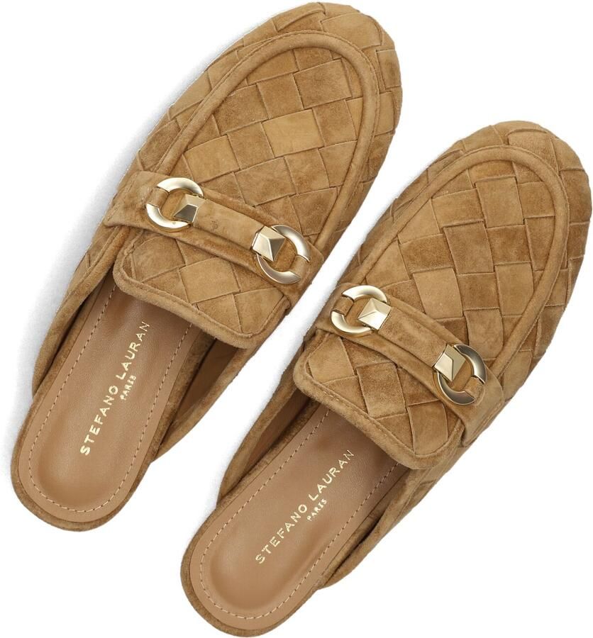 STEFANO LAURAN Loafers Dames D24063 Maat: 42 Materiaal: Suède Kleur: Camel