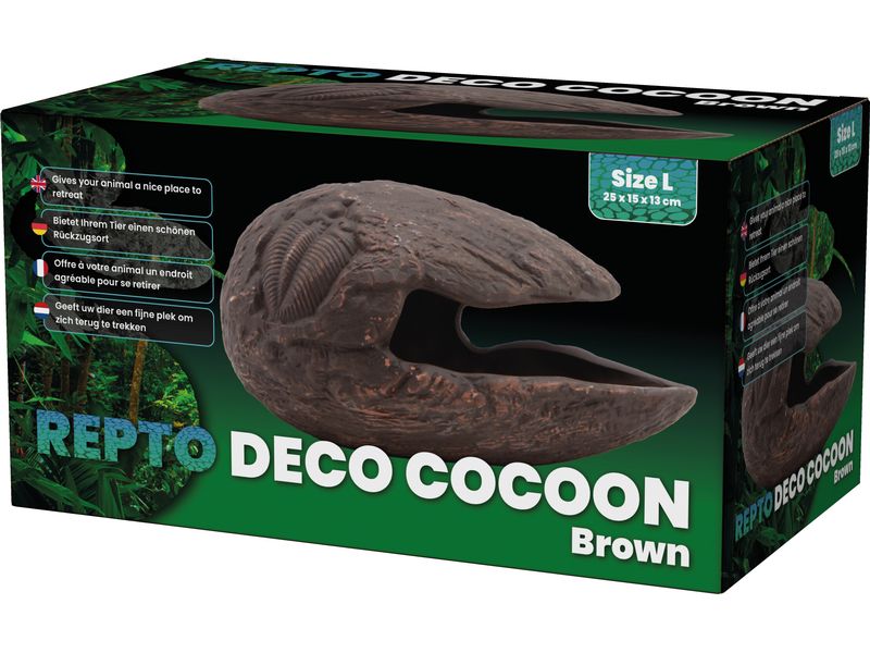 Repto Deco Cocoon Braun M Versteck für Reptilien und Amphibien
