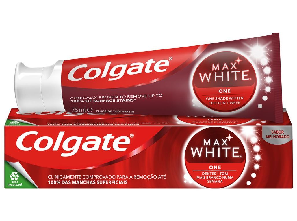 PASTA COLGATE DENTÍFRICA MAX WHITE ONE 75ML